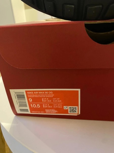 Nike air max 95 OG Levis Black 42,5 - Neuve