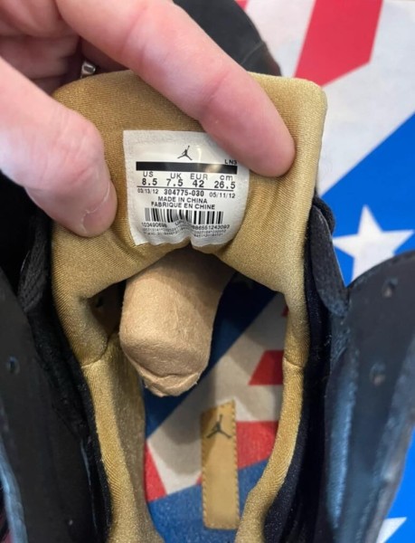 Jordan Retro 6/7 Golden Pack Taille 42