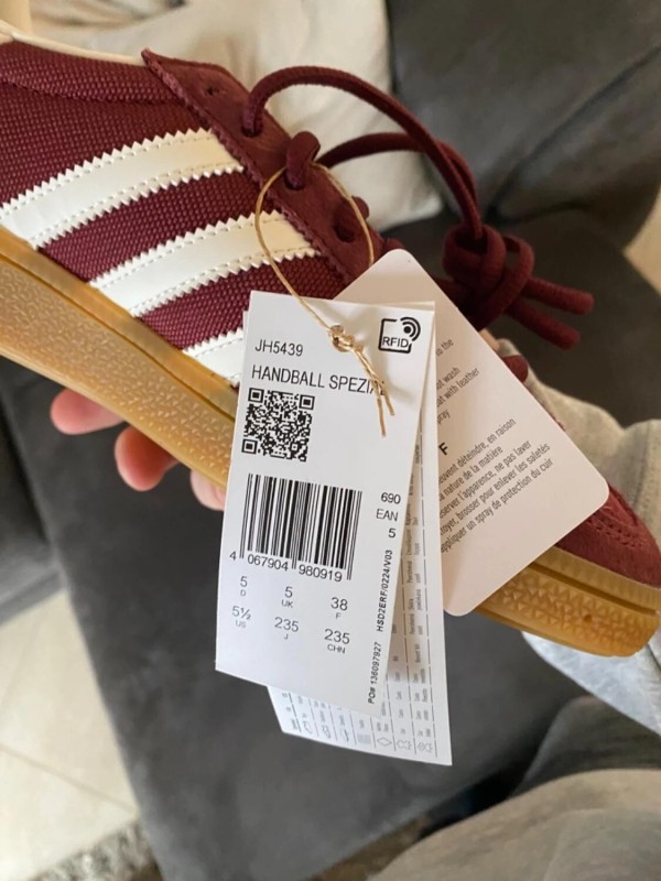 Adidas Spezial Shadow Red 38 - New 2