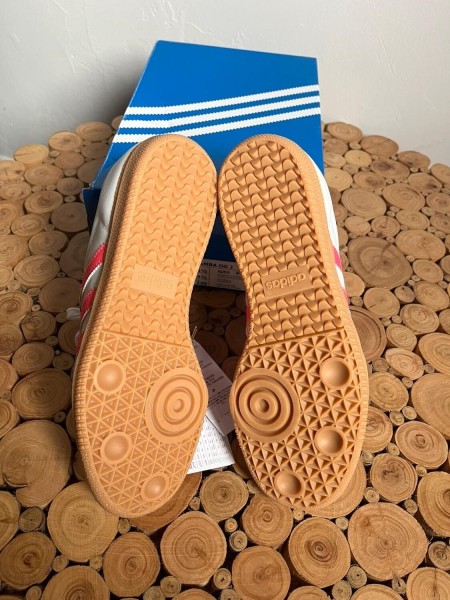 Adidas samba OG blanche et rose