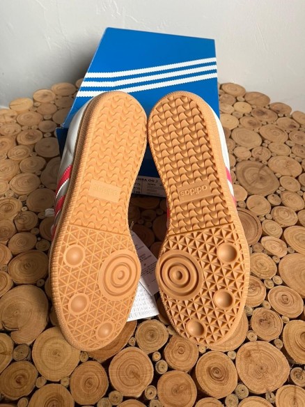 Adidas samba OG blanche et rose