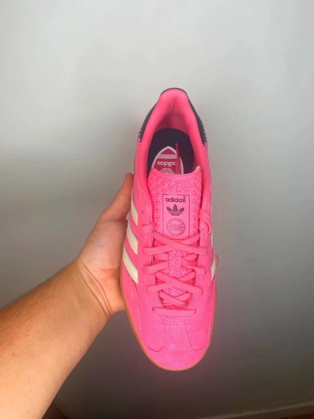 Adidas gazelle indoor rose tone collegiate green taille 38