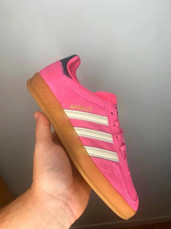 Adidas gazelle indoor rose tone collegiate green taille 38