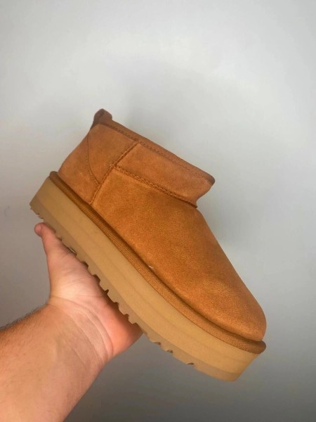 Ugg classic ultra mini plateforme chestnut taille 38