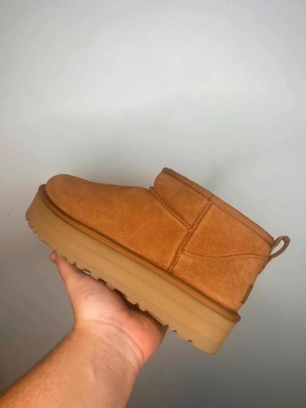 Ugg classic ultra mini plateforme chestnut taille 38