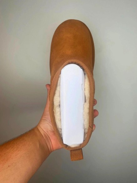 Ugg classic ultra mini plateforme chestnut taille 38