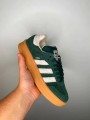 Adidas originals samba xlg trainers in dark green and white