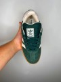 Adidas originals samba xlg trainers in dark green and white