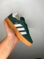 Adidas originals samba XLG Trainers in dark green and white