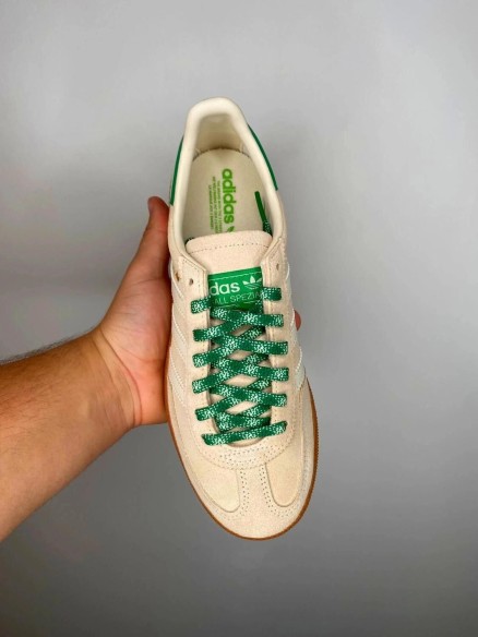 adidas handball spezial white cream green 37 1/3