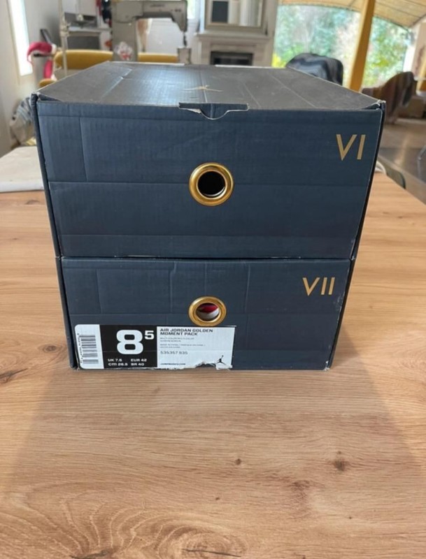 Jordan Retro 6/7 Golden Pack Taille 42 2