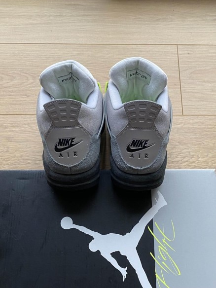 air jordan 4 retro se neon