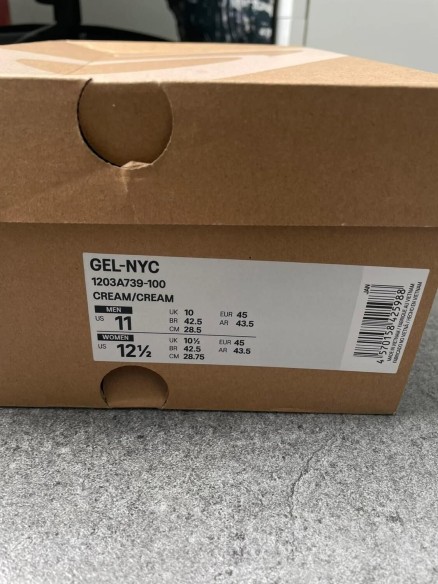 Asics Gel NYC Cream Cloud Grey Beige