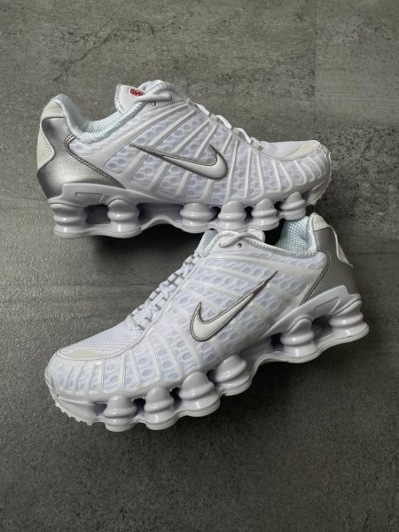 Nike Shox TL White Silver