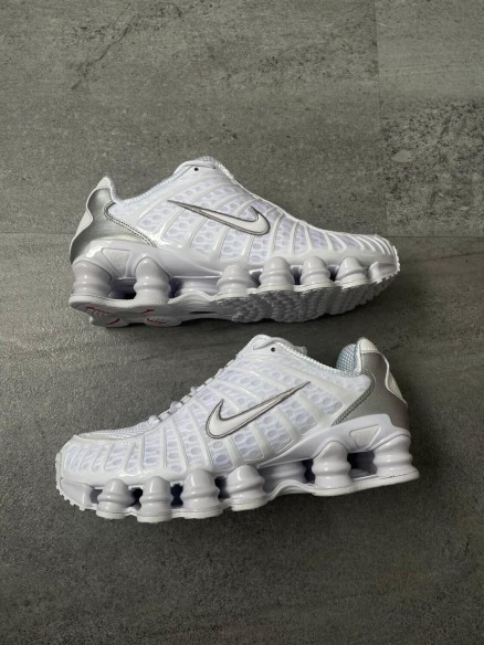 Nike Shox TL White Silver