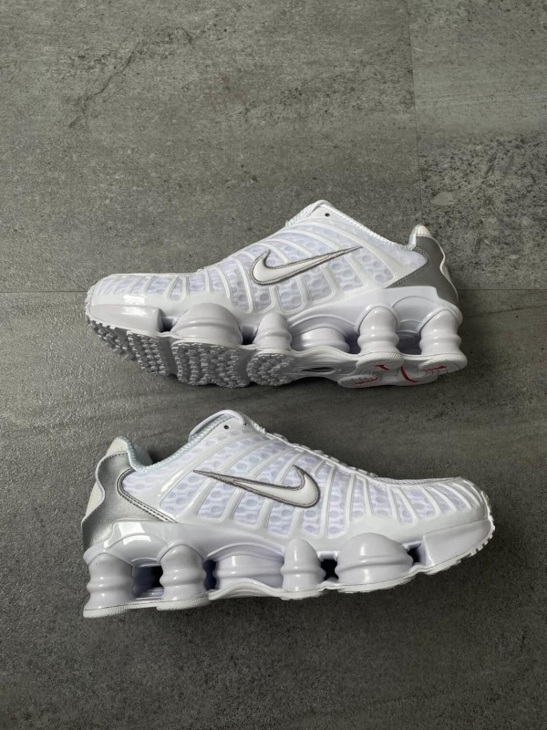 Nike Shox TL White Silver 2
