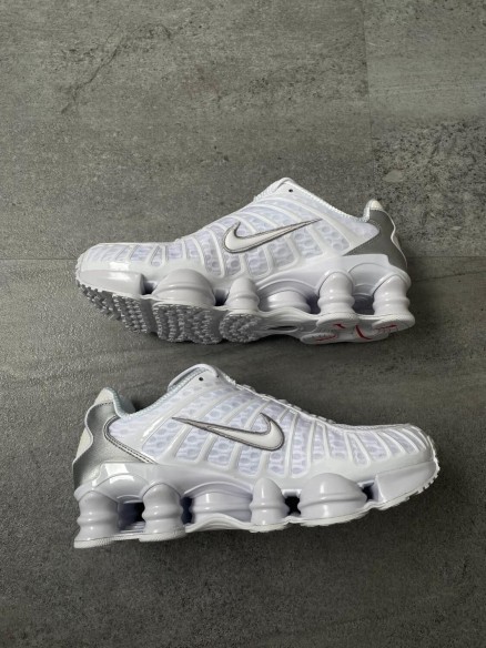 Nike Shox TL White Silver
