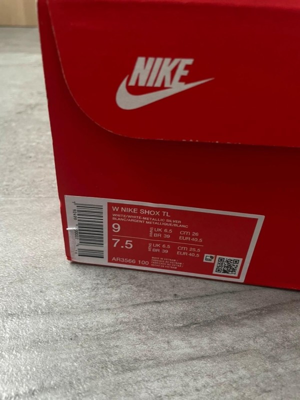 Nike Shox TL White Silver 2