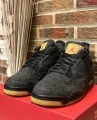 Jordan 4 Retro Levi's Black (GS)