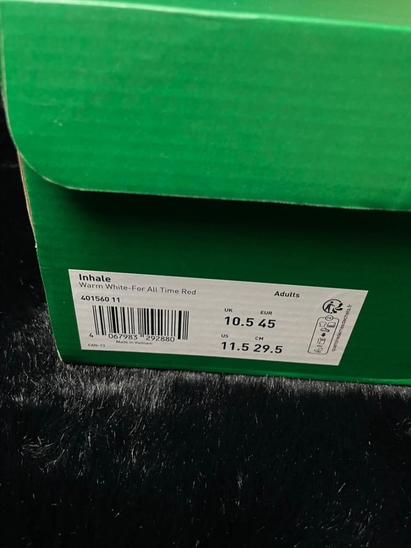 Puma Inhale Warm White For All Time Red 45 Neuf 2