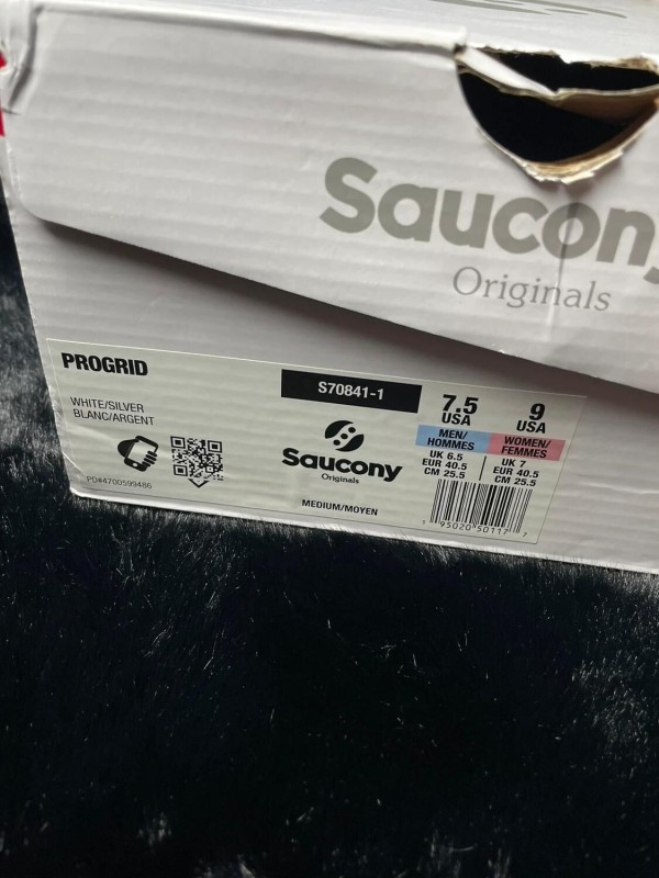 Saucony ProGrid Omni 9 White Silver Grey 40,5 Neuf 2