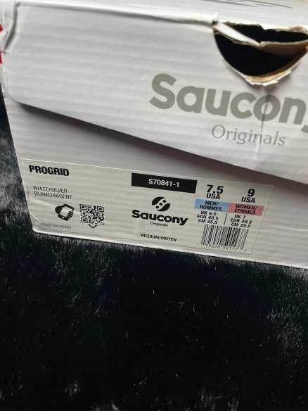 Saucony ProGrid Omni 9 White Silver Grey 40,5 Neuf