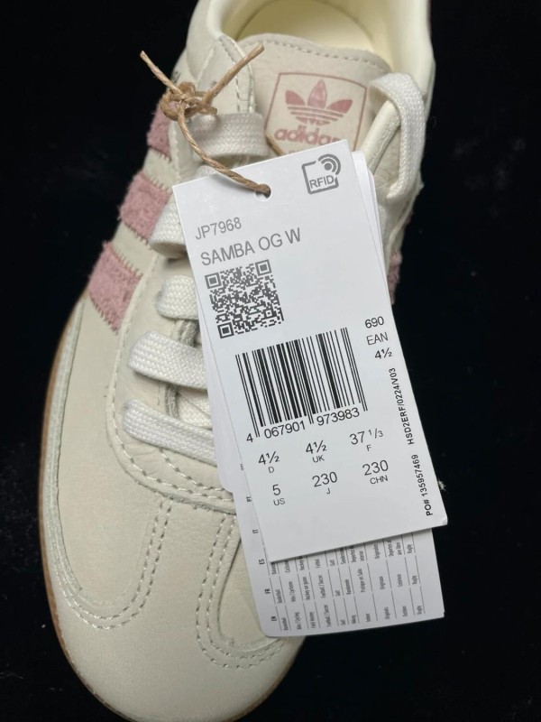 Adidas Samba OG Off White Warm Clay Pink Gum Taille 37 1/3 Neuf 2