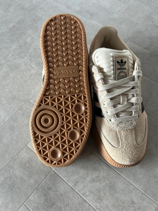 adidas samba xlg cardboard cream off white core black 2