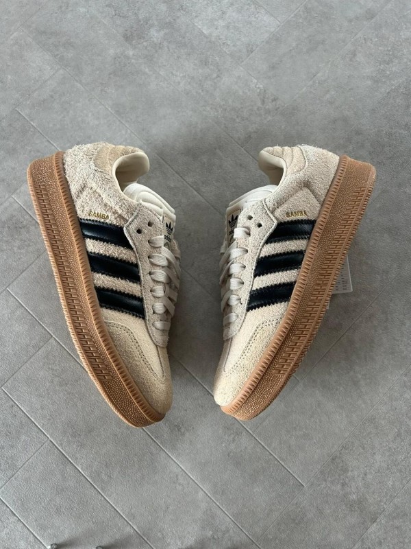 adidas samba xlg cardboard cream off white core black 2