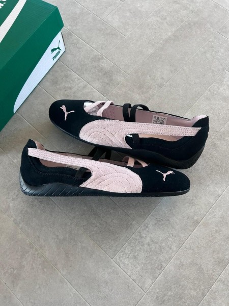 Puma speedcat ballet black pink white mauve