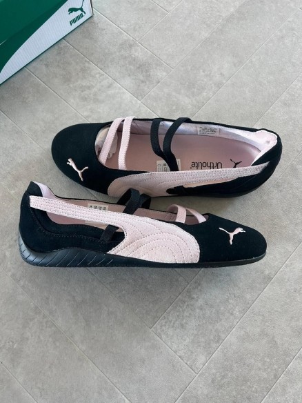 Puma speedcat ballet black pink white mauve