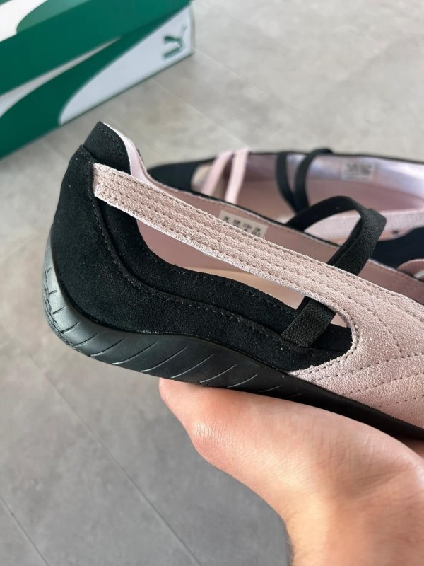 Puma speedcat ballet black pink white mauve 2