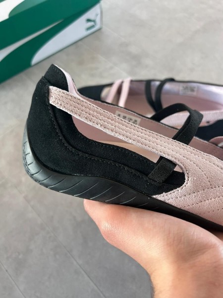 Puma speedcat ballet black pink white mauve