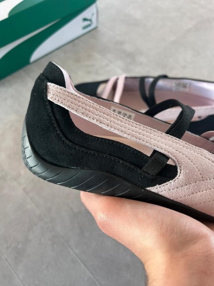 Puma speedcat ballet black pink white mauve