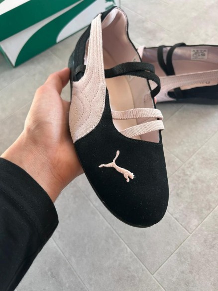 Puma speedcat ballet black pink white mauve