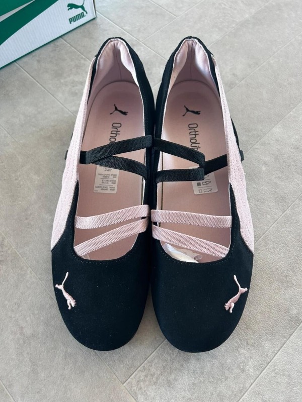 Puma speedcat ballet black pink white mauve 2