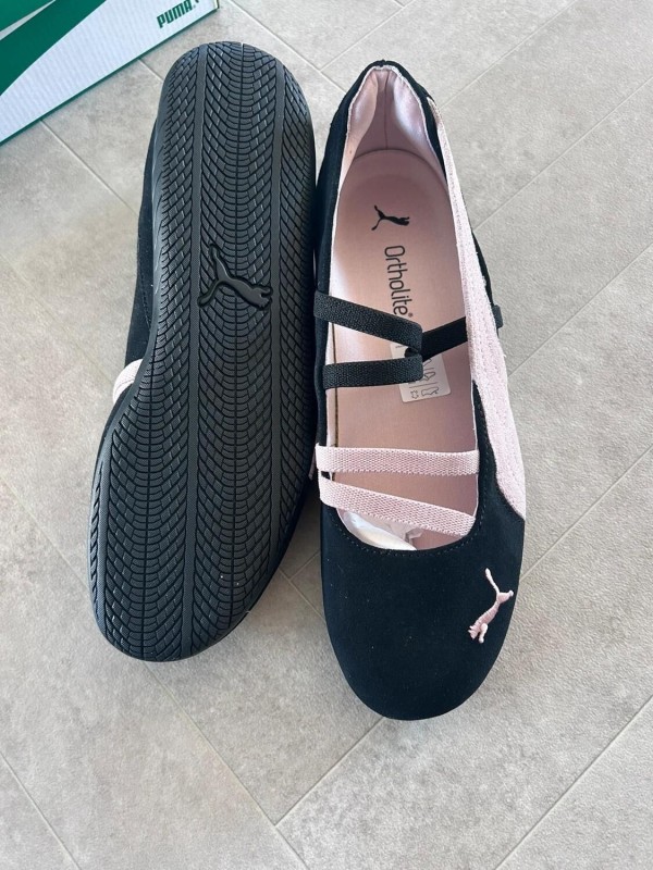 Puma speedcat ballet black pink white mauve 2