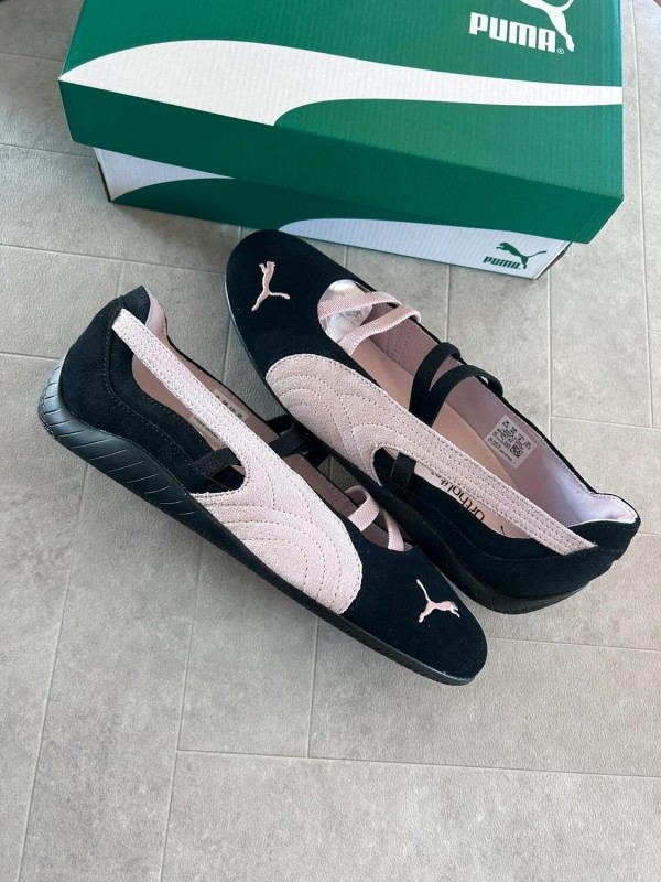 Puma speedcat ballet black pink white mauve 2