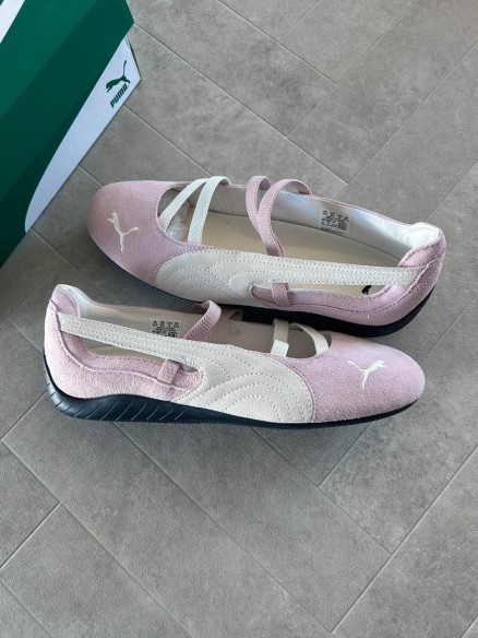 Puma speedcat ballet white pink mauve black