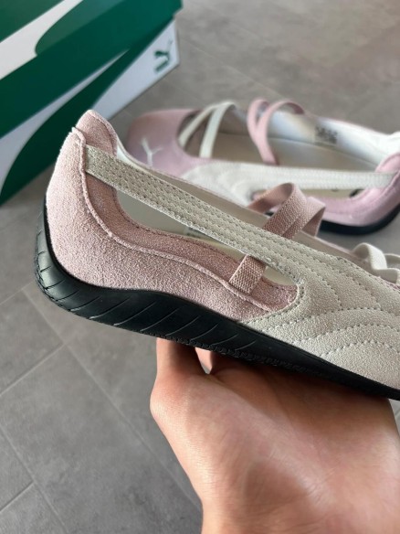 Puma speedcat ballet white pink mauve black