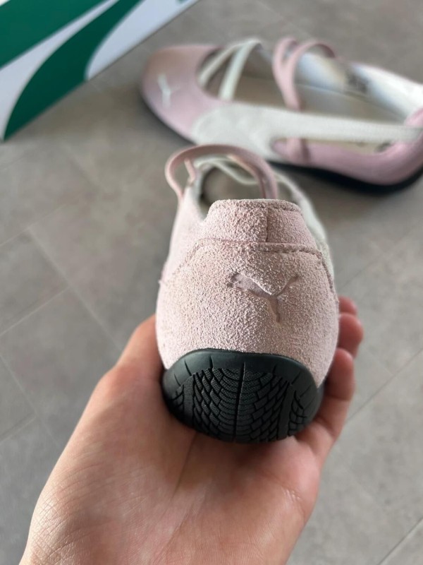 Puma speedcat ballet white pink mauve black 2