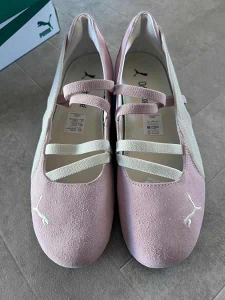 Puma speedcat ballet white pink mauve black
