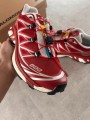 Salomon xt6 red lava falls white silver strawberry - 39 1/3