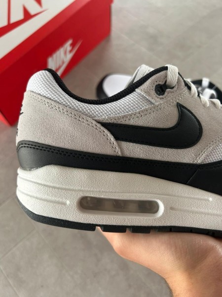 Nike air max 1 essential black pure platinum white grey