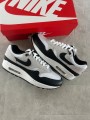Nike air max 1 essential black pure platinum white grey