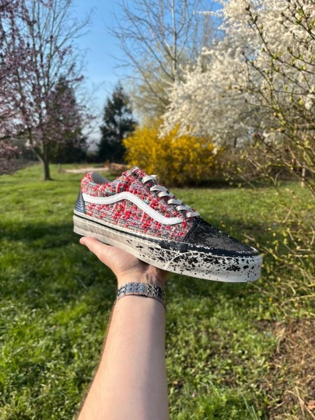 Vans Old Skool Premium Charms Red Black - Taille 46