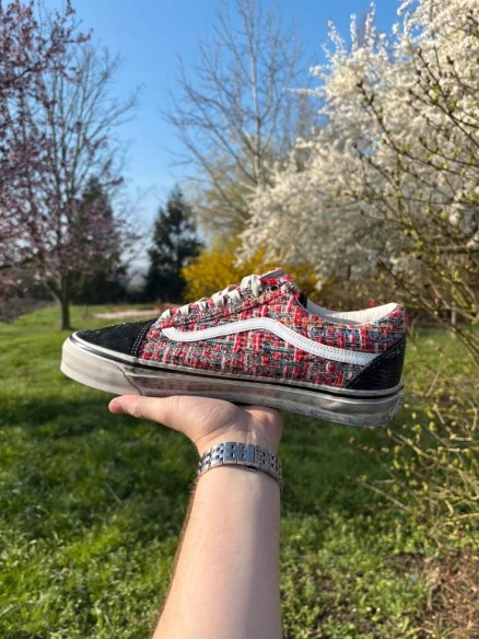 Vans Old Skool Premium Charms Red Black - Taille 46