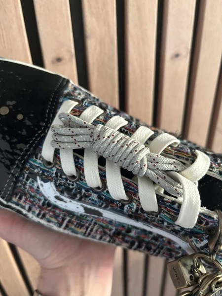Vans old skool premium charms black grey - taille 46