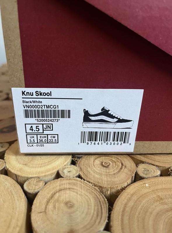 vans knu skool blanc et noir taille 36 2