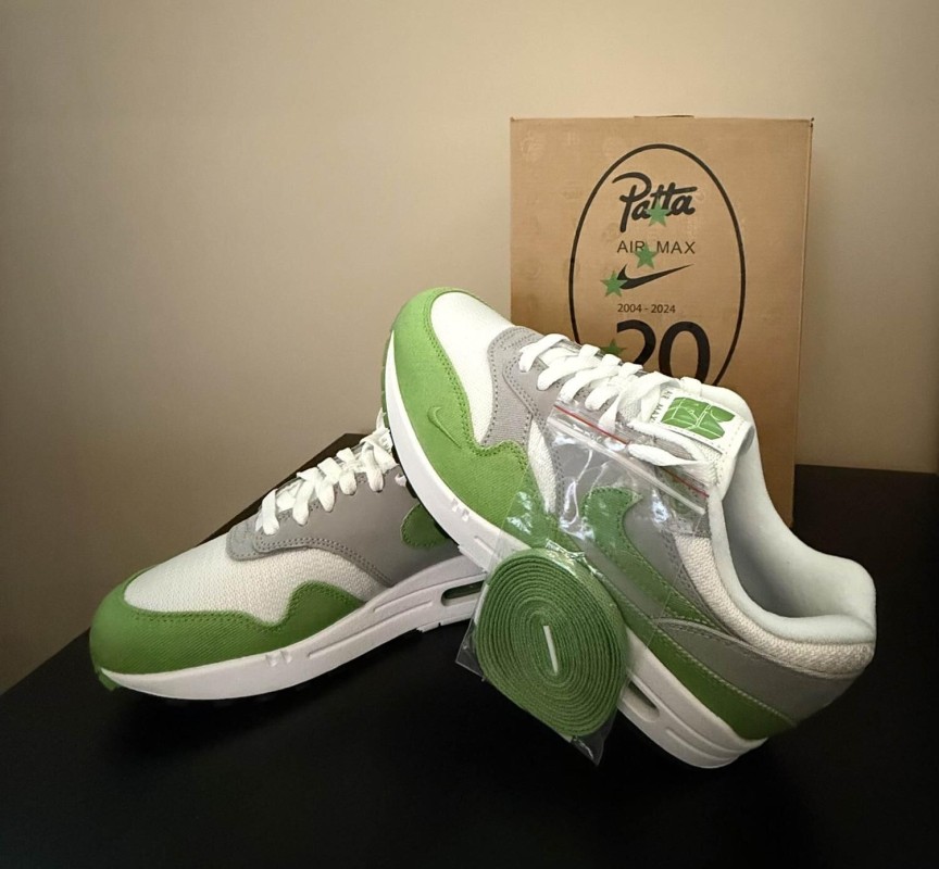 Nike air Max 1 Patta chlorophyll